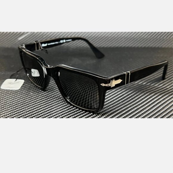 Persol Other - PERSOL Black Dark Grey Polarized Men's 53 mm Sunglasses